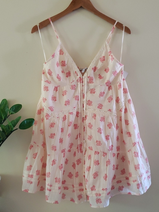 Patrons of Peace Dresses & Skirts - Patrons Of Peace NWT Bohemian Cotton Mini Tiered Dress - M